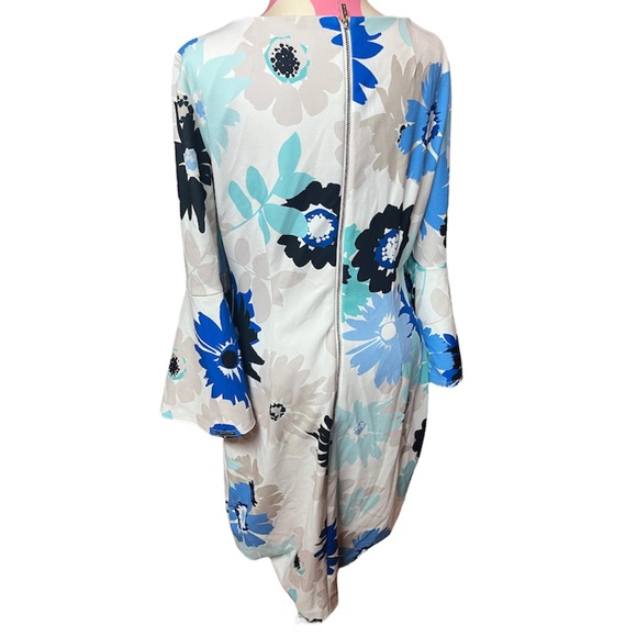 Calvin Klein Floral Long Sleeve Floral Dress Size 8! - Picture 2 of 3